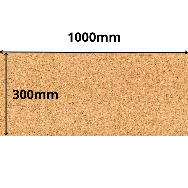 Korkrolle Platte - 1000x300mm - 5mm - Deko und DIY - 2er Pack