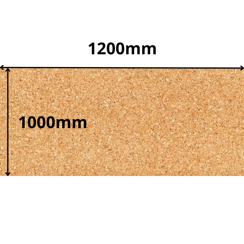 Korkplatte Rolle - 1000x1200mm - 2mm - Deko und DIY - 1 Stk.