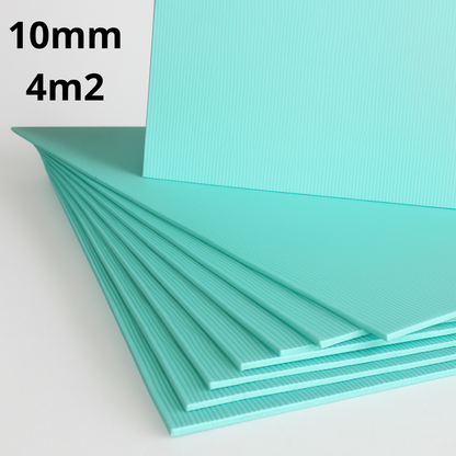 Unterlage XPS 10mm - Wärmedämmung - Laminat- & Holzböden - 4 - 12 m2  - Sehr hohe Qualität - Einfach zu installieren