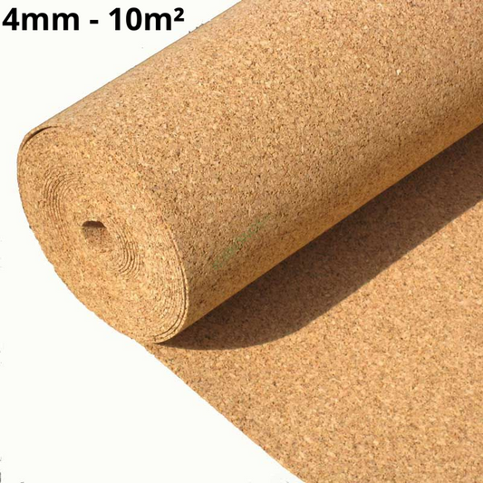 Korkrolle Unterlage 4mm 10m2 (107.63 sqft)