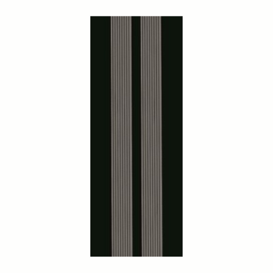 Black anti-slip self-adhesive angle stair nosing, enhances step visibility and provides secure footing on stairs
