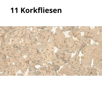 Dekorative Kork Wandfliesen - Creme - 1 Packung - 1.98m2