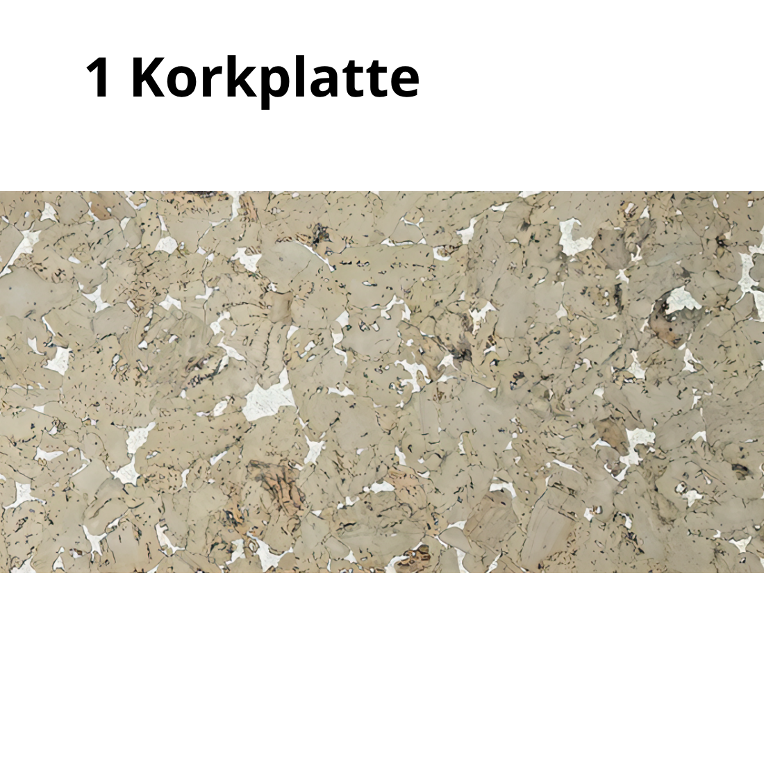 Dekorative Kork-Wandfliesen - Grego - 1 Fliese - 0.18m2