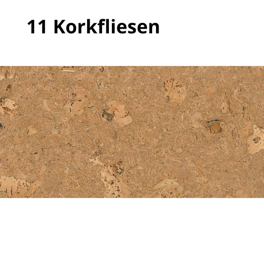 Dekorative Korkwandfliesen - Natural 1 - 1 Packung - 1.98m2
