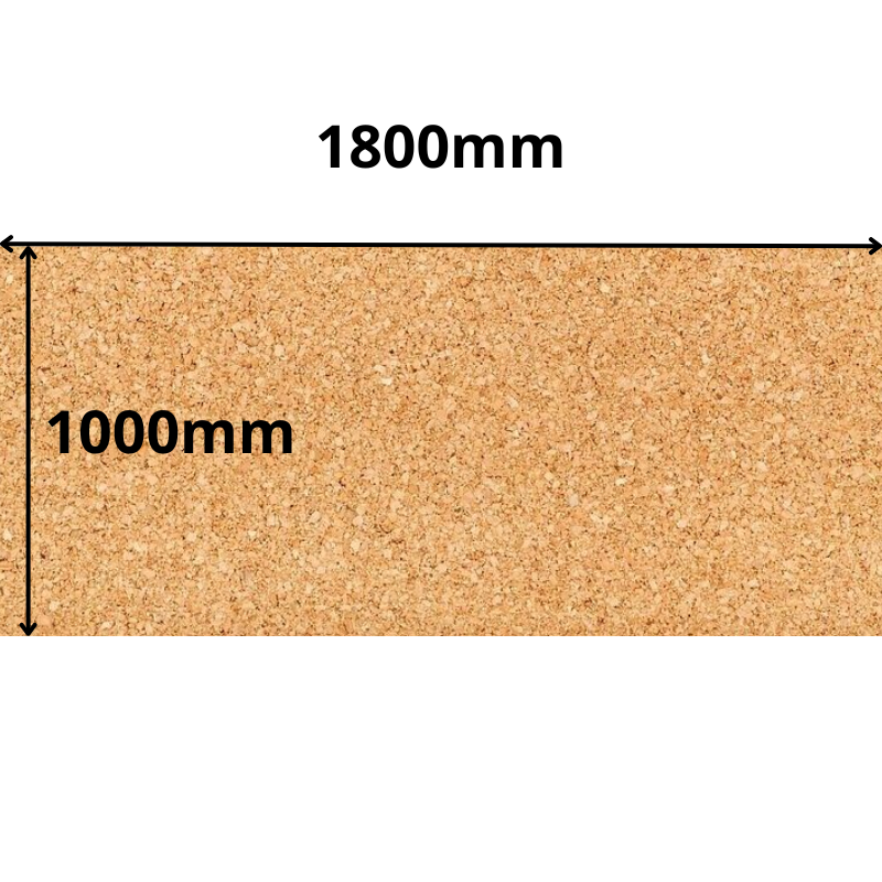 Korkplatte Rolle - 1000x1800mm - 5mm - Deko und DIY - 1 Stk.