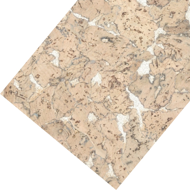 Dekorative Kork-Wandfliesen - Creme - 1 Fliese - 0.18m2