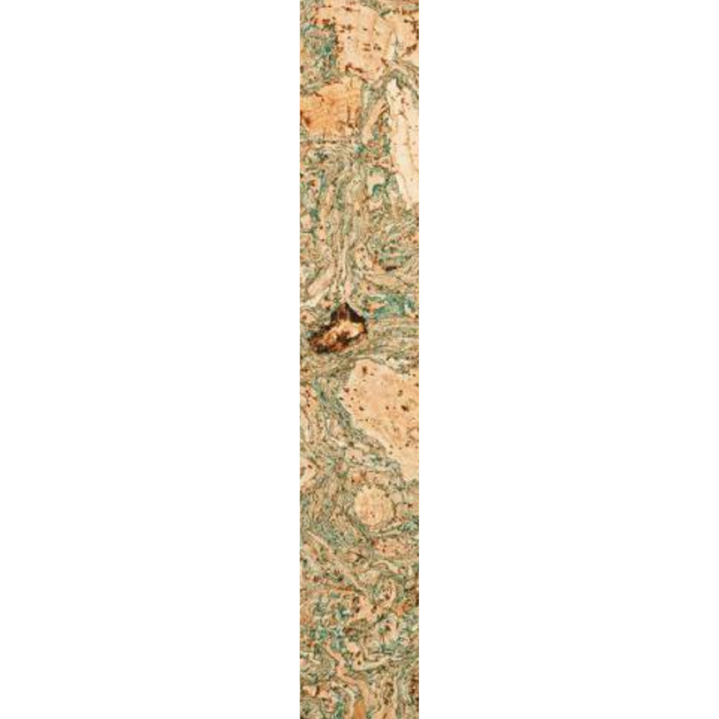 Dekorative Kork-Wandfliesen - Grün - Muster - 1 Streifen